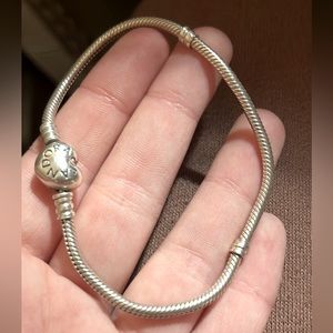 Pandora bracelet with charms